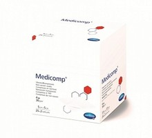 Medicomp / Медикомп - Салфетки из нетканого материала (стерильные): 5 см х 5 см; 25 х 2 шт.