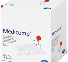 Medicomp / Медикомп - Салфетки из нетканого материала (стерильные): 10 см х 10 см; 25 х 2 шт.